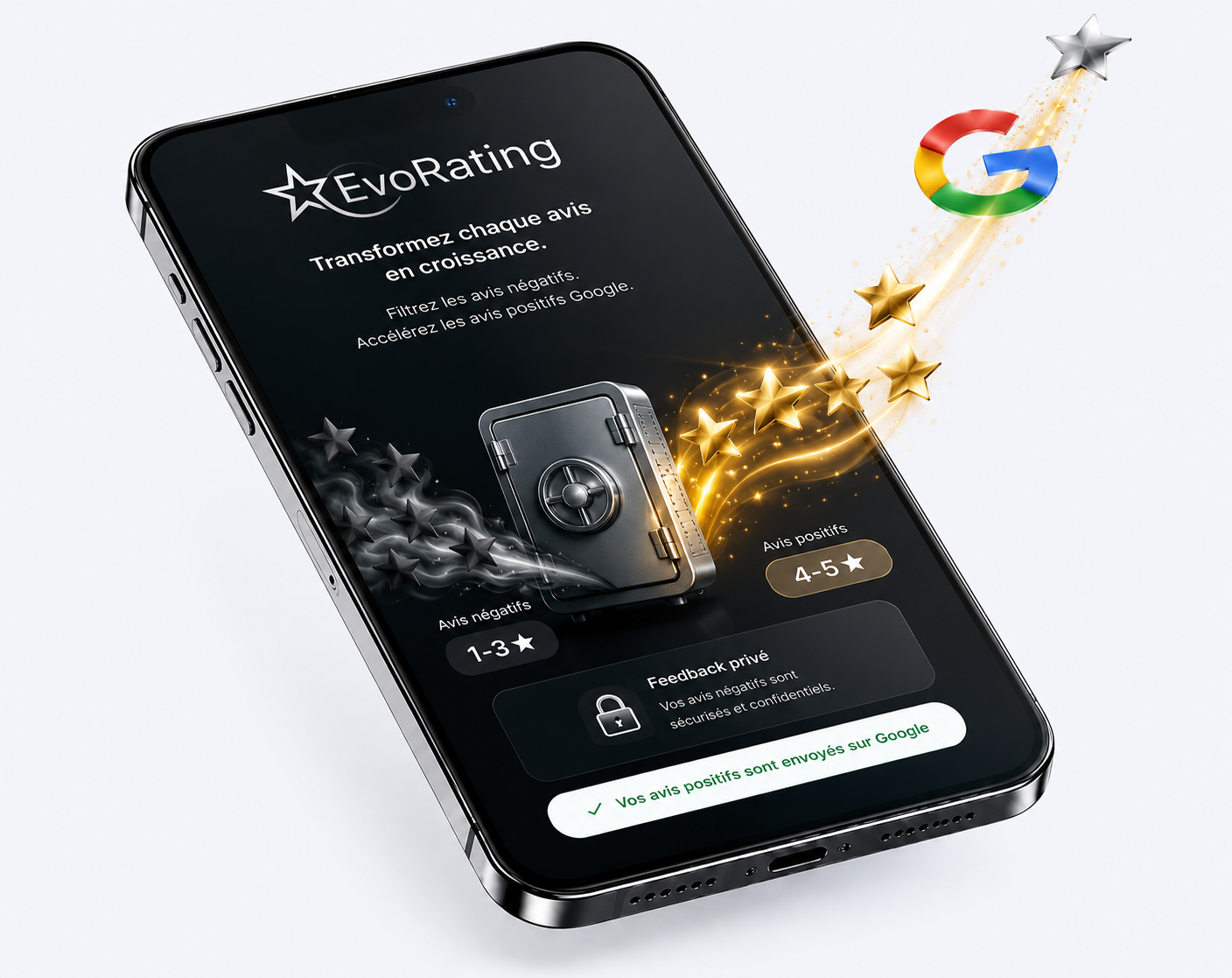 Plateforme EvoRating : acquisition, qualification de leads et pilotage du chiffre d'affaires